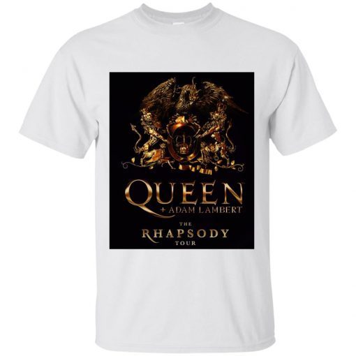 Queen Official Classic Crest Logo White T-Shirt