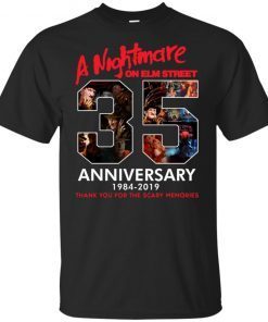 35 Years Anniversary A Nightmare On Elm Street Jason Voorhees Halloween Unisex T-Shirt