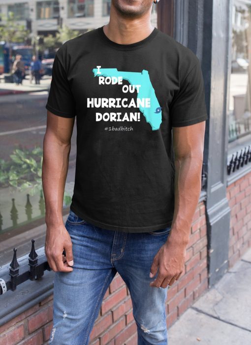 I Rode Out Hurricane Dorian t shirt. Survived Dorian Tee Shirt.