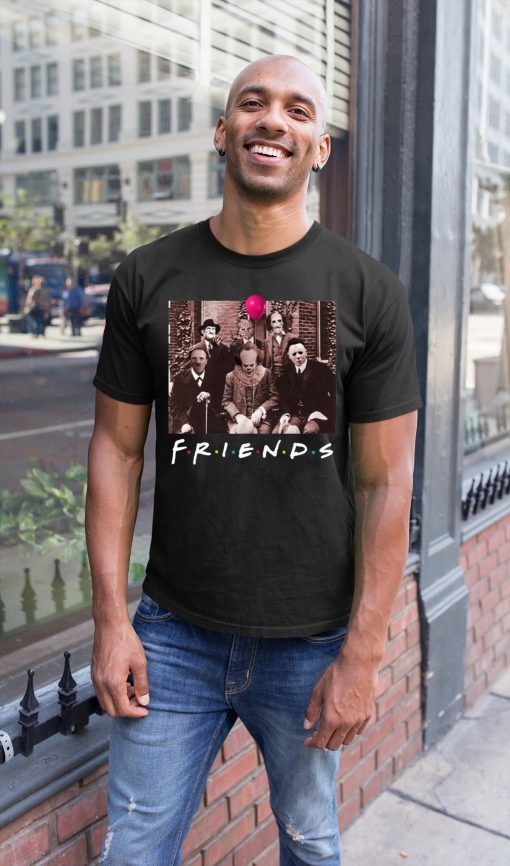 Womens Horror Halloween Team Friends T-Shirt