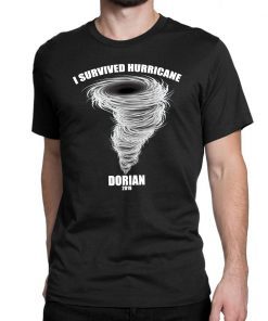 I Survived detroy Hurricane Dorian Tee Shirt