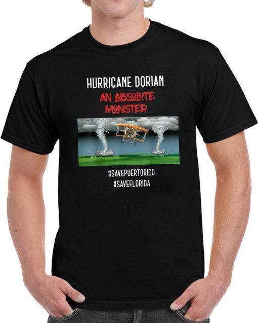 Hurricane Dorian tshirt An Absolute Monster Hurricane Dorian Tee Shirt