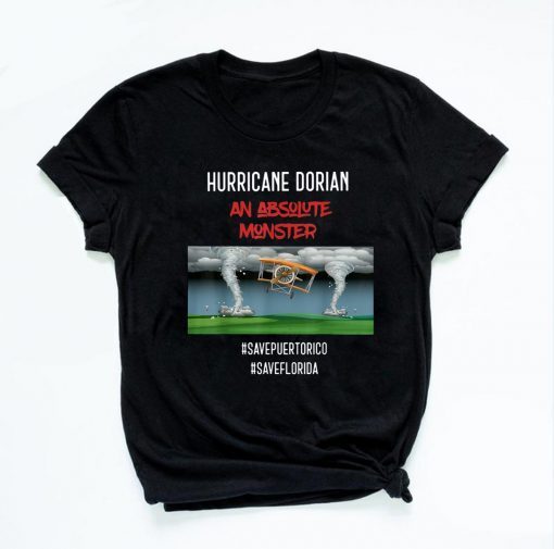 Hurricane Dorian tshirt An Absolute Monster Hurricane Dorian Tee Shirt