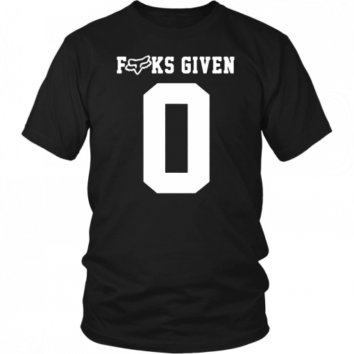 Fuck Given 0 Zero Unisex T-Shirt