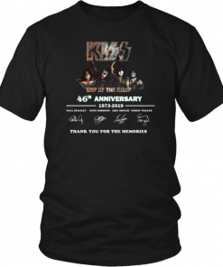 Kiss End of the road 46th Anniversary Unisex T-Shirt