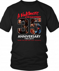 35 Years Anniversary A Nightmare On Elm Street Jason Voorhees Halloween Unisex T-Shirt