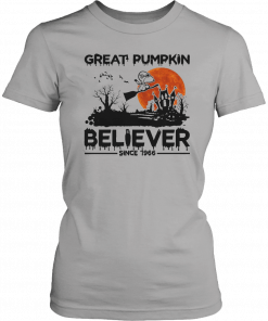 Snoopy Great Pumpkin Believer Since 1966 Halloween Unisex T-Shirt