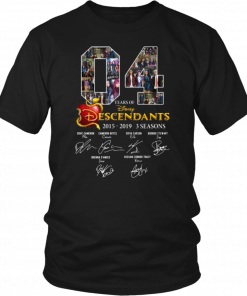 4 Years Of Descendants Disney Signature Anniversary Unisex T-Shirt