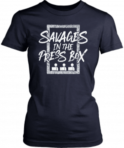 Buy New York Yankees Savages In The Press Box T-Shirt