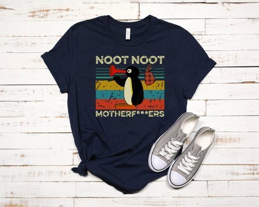 Pingu Noot Noot Motherfucker Vintage Funny Shirt