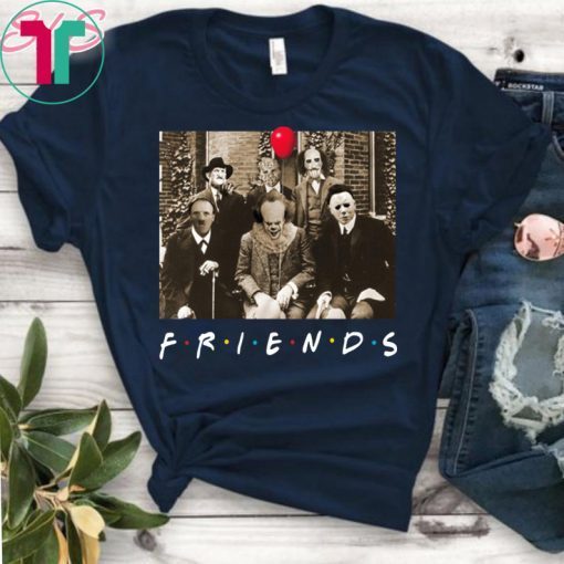 Horror Characters Friends Mens Womens T-Shirt