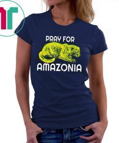Pray For Amazonia Jaguar Ghost of Brazilian Rainforest Unisex T-Shirt