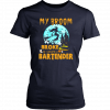 My Broom Broke So I Became A Bartender Halloween Tee Shirt
