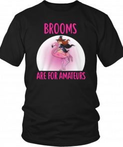 Halloween brooms are for amateurs flamingo T-Shirt