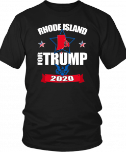 Rhode Island For Trump 2020 T-Shirt