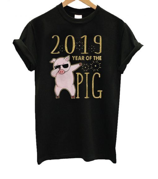 2019 Year Of The Pig Dabbing T-Shirt