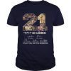 21 Years of 1998 2019 the Big Lebowski signature thank you for the memories shirts