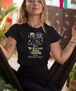 26 years of the nightmare before christmas 1993-2019 shirt