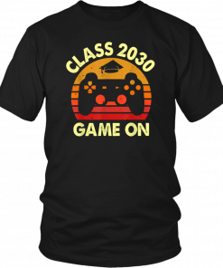 2nd Grade 2019 Class Of 2030 Game On Gamer T-Shirt