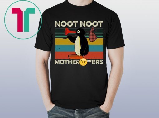 Vintage pingu noot noot motherfucker Mens Womens T-Shirt