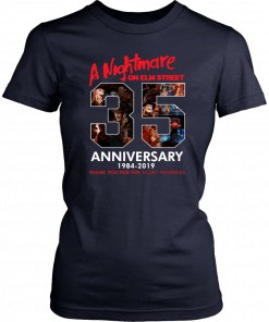 35 Years Anniversary A Nightmare On Elm Street Jason Voorhees Halloween Unisex T-Shirt