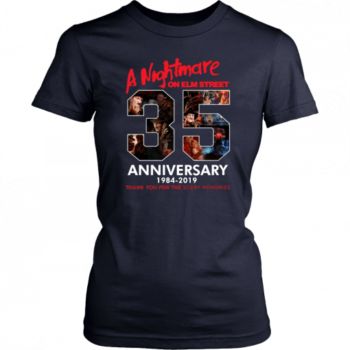 35 Years Anniversary A Nightmare On Elm Street Jason Voorhees Halloween Unisex T-Shirt