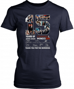 Thank You For The Memories Criminal Minds 15 Years Unisex T-Shirt