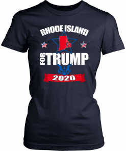 Rhode Island For Trump 2020 T-Shirt