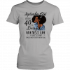 September Girl Living My Best Life Over 40 Unisex T-Shirt