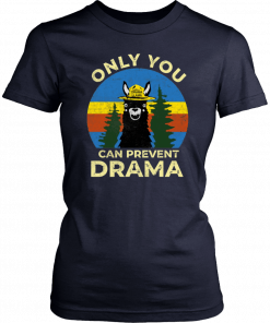 Llama Camping Only You Can Prevent Drama Unisex T-Shirt