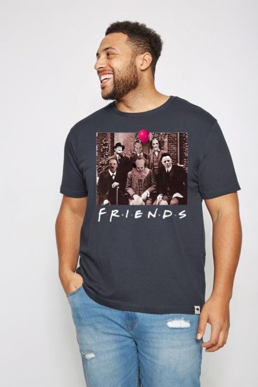 Team Psychodynamics Horror Characters Friends Tee Shirt