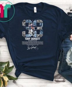 33 tony dorsett dallas cowboys running back signature shirt