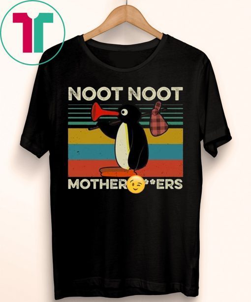 Vintage pingu noot noot motherfucker Mens Womens T-Shirt