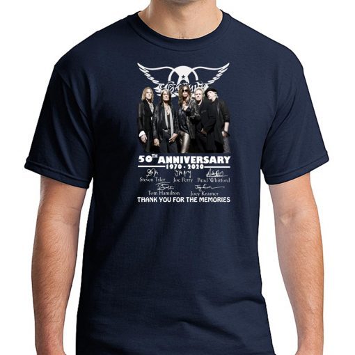 50th anniversary 1970-2020 Shirt Aerosmith Lovers T-shirt