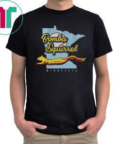 Bomba Squirrel Minnesota Baseball Unisex 2019 T-Shirt