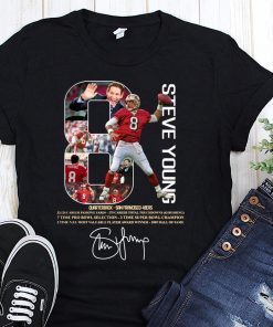 8 steve young san francisco 49ers signature shirt