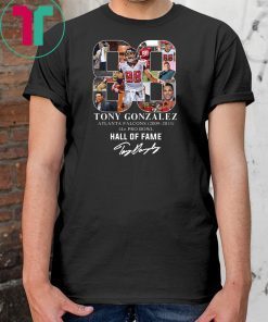 88 tony gonzalez atlanta falcons hall of fame signature shirt