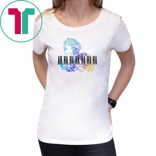 Ah ha ha final fantasy tidus shirt