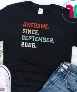 Awesome Since September 2003 Birthday Gift For 16 Yrs Old D1 T-Shirt