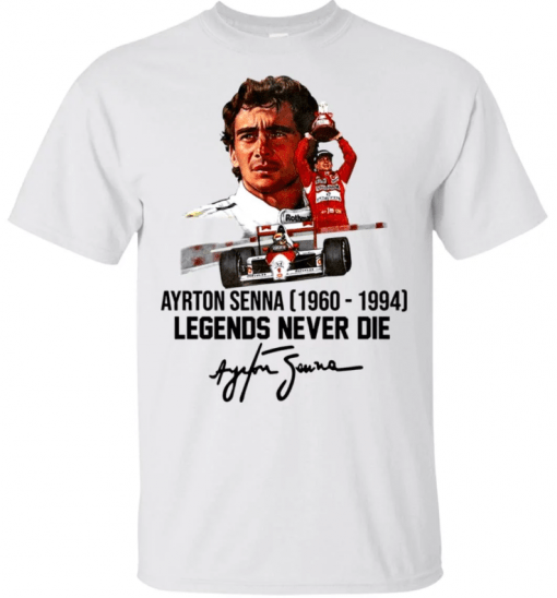 Ayrton Senna Legends Never die T-Shirt