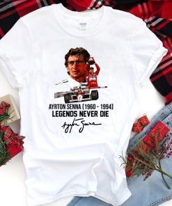 Ayrton Senna Legends Never die shirt