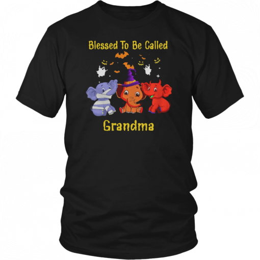 Blessed To Be Called Grandma Elephant TShirt