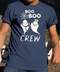 Boo Boo Crew Funny Halloween Ghost Nurse Costume Mens 2019 T-Shirt