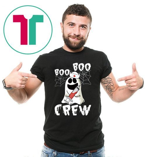 Boo Boo Crew Funny Nurse Ghost Halloween Costume Funny 2019 Tee Shirt