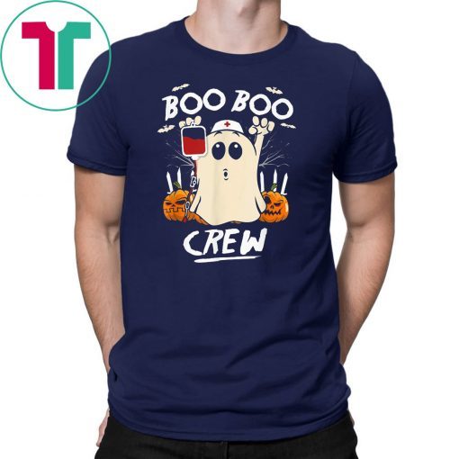 Boo Boo Crew Funny Nurse Ghost Halloween Gift Tshirt