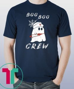 Boo Boo Crew Nurse Ghost Funny Halloween Costume 2019 Gift T-Shirt