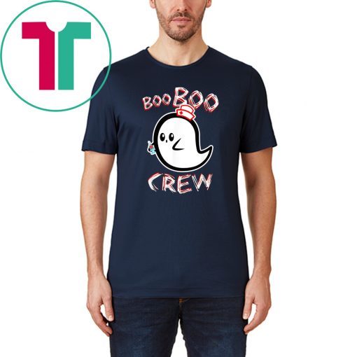 Boo Boo Crew Nurse Ghost Funny Halloween Tee Shirt