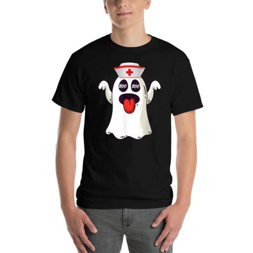 Boo Boo Nurse Ghost Funny Costume Gift T-Shirt