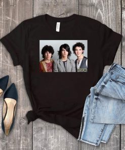 Broadcloth Jonas Brothers Short O-Neck T Shirt For Men