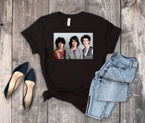 Broadcloth Jonas Brothers Short O-Neck T Shirt For Men